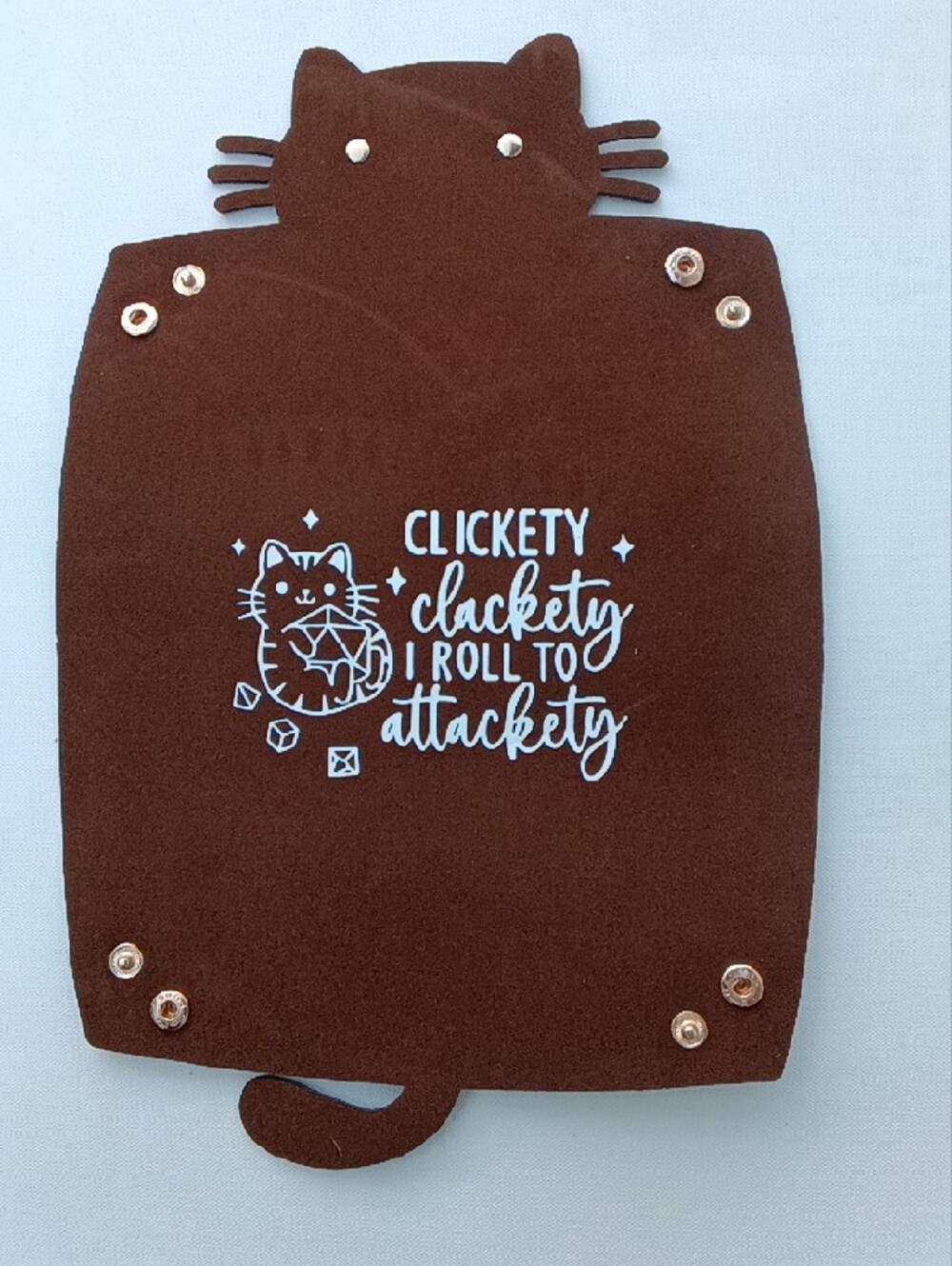 😺 Cat Dice Rolling Tray, Dice ,Storage Funny Gift.